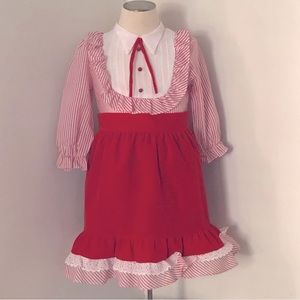 Vintage Girls Holiday Party Dress ❤️🤍❤️